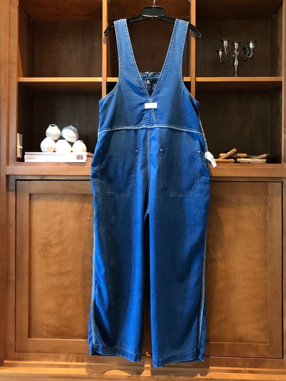 🆕 WE THE FREE JUDE 100% COTTON DENIM ONE PIECE OVERALLS JUMPSUIT - Picture 6 of 16